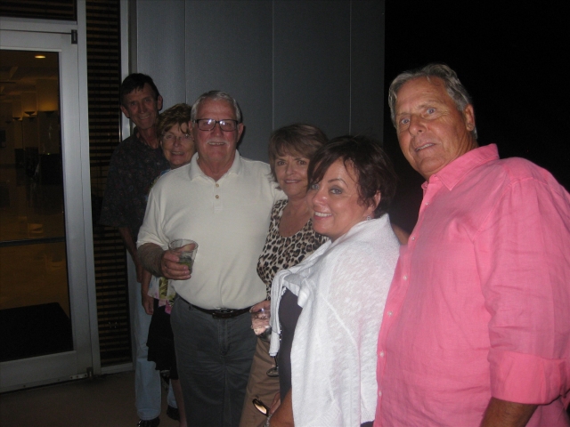 Bill Jenkins and wife Barb Moore-Liebler, Tom and Diana Gaddis-Sweet and Cheryl and Bill