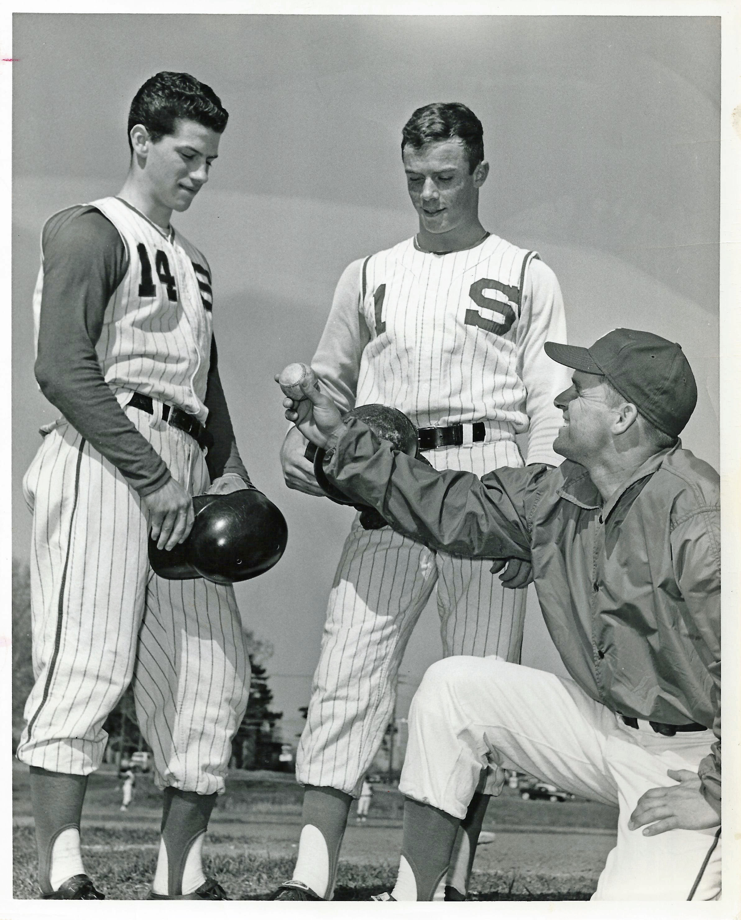 Coach Ed Bryant, Butch Breniser and Johnny Francis